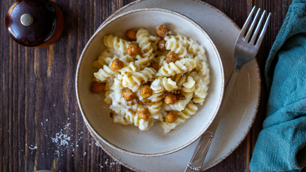 Delverde Fusilli with cauliflower and chickpeas